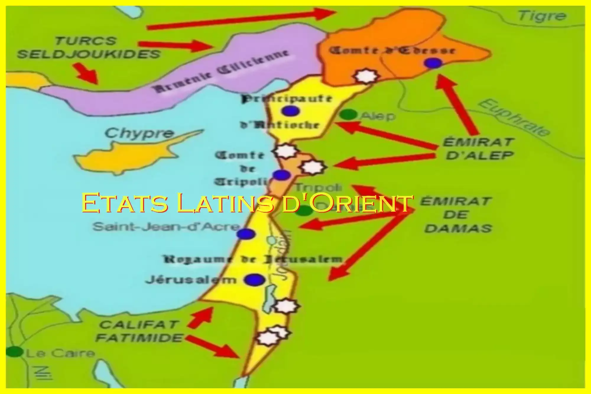 Les états latins d'orient