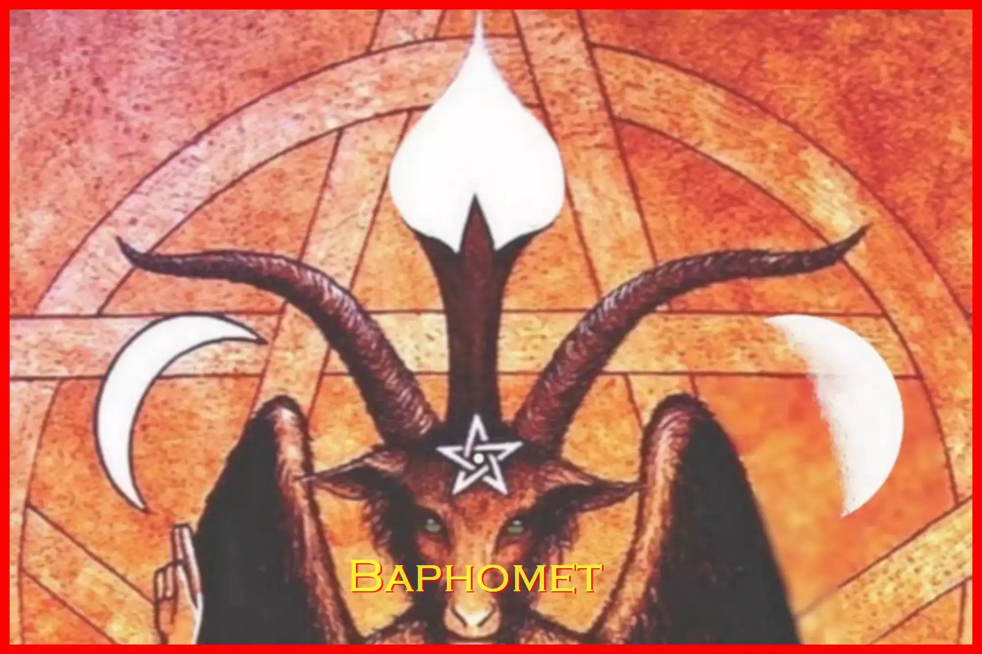 Légende du baphomet