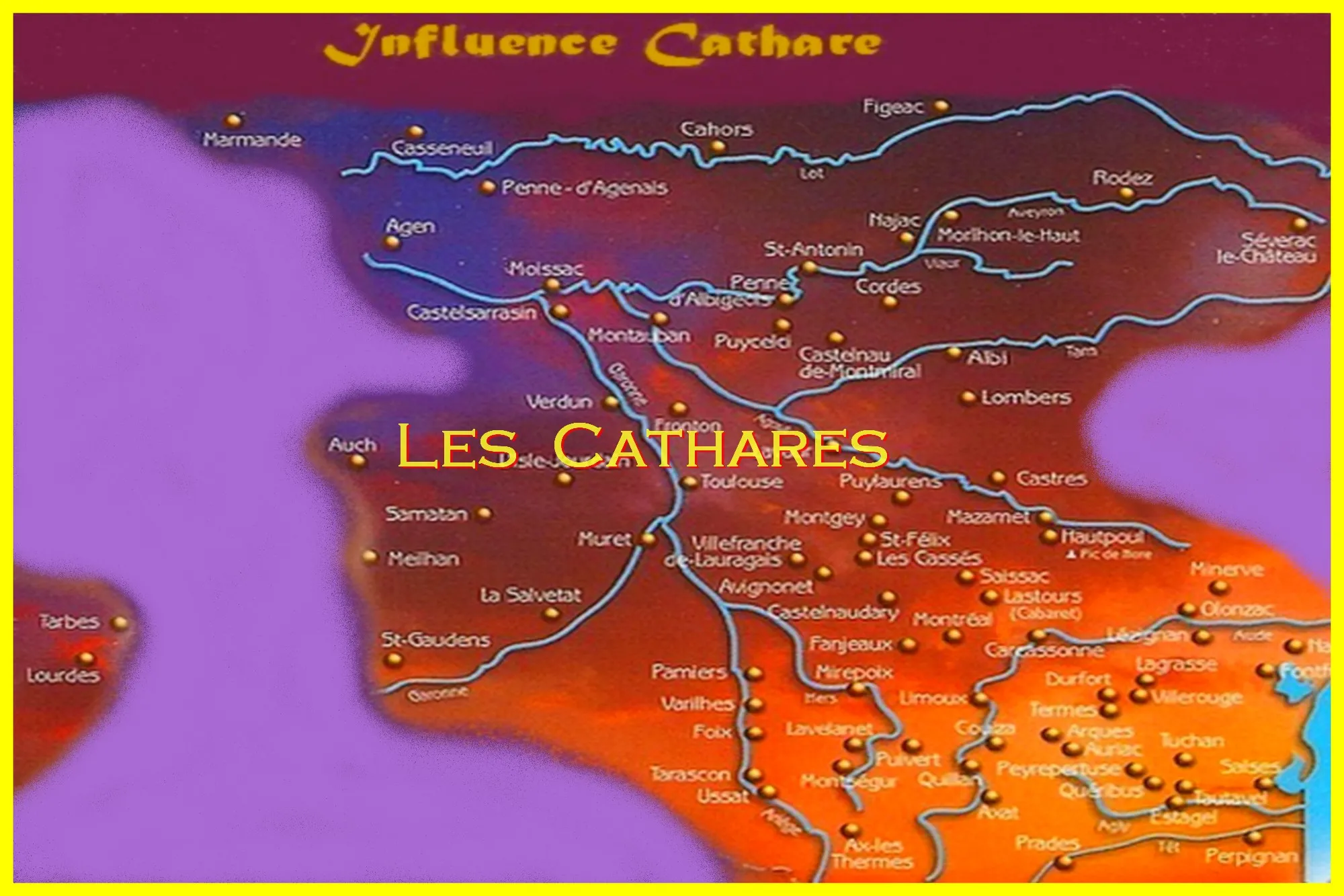 carte du pays cathare