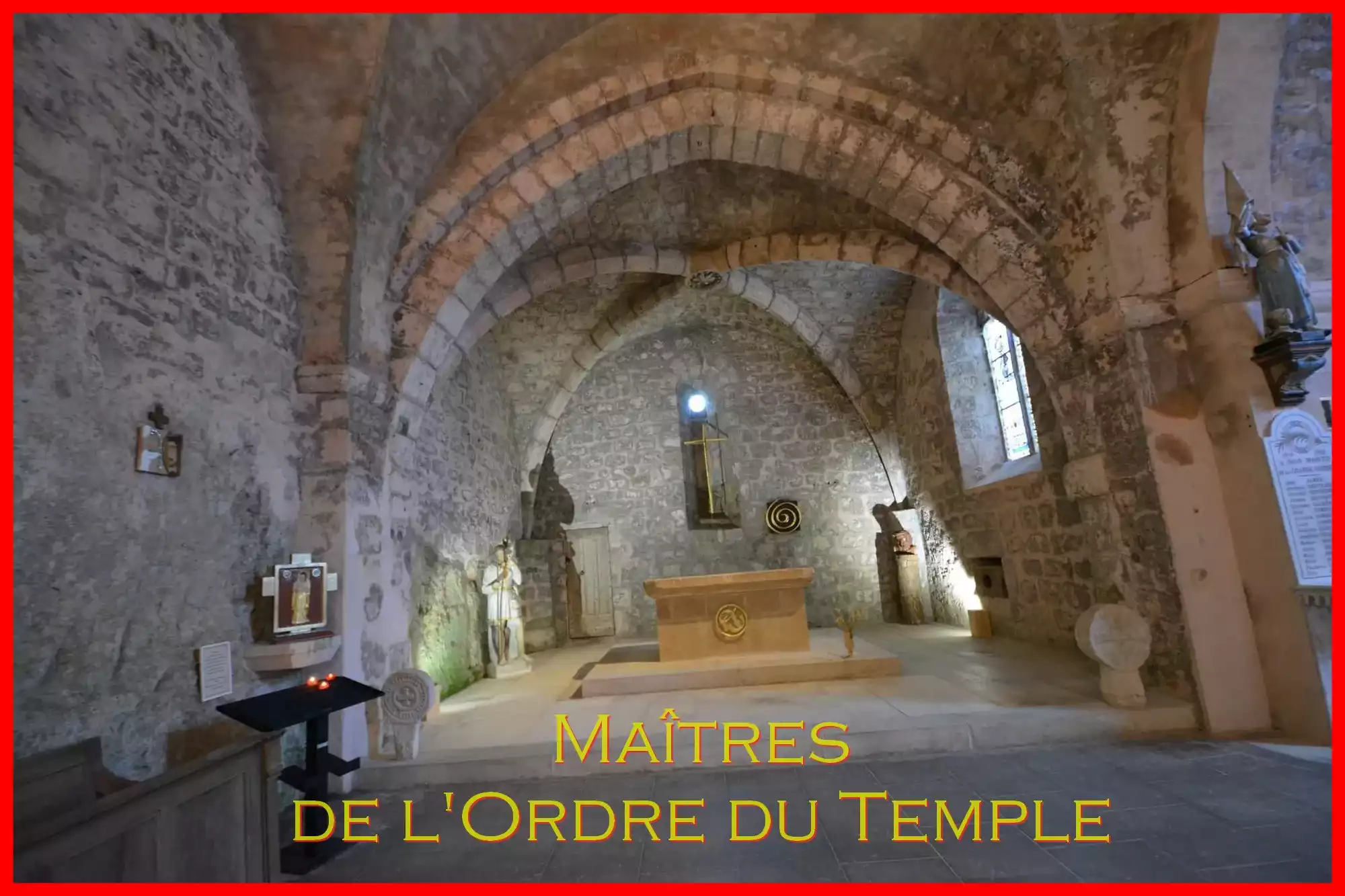 L'Ordre du Temple fut dirigé par 23 grands maitres qui se succédèrent de 1119 à 1312