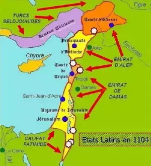 Etats Latins d'Orient 1135
